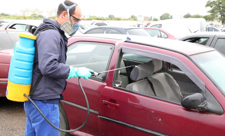 Dengue Detran participa da campanha contra dengue. Foto: Ari Dias/AEN