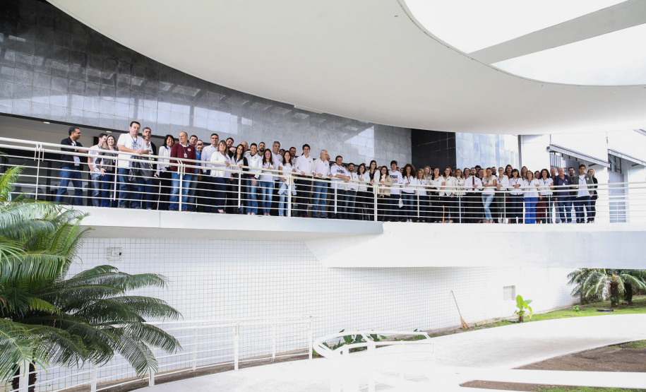 Dengue Governo do Estado em campanha para envolver a sociedade paranaense em um grande mutirão de prevenção e de combate à dengue no Paraná, nas secretarias e demais órgãos estaduais realizam dezenas de ações para conscientização e orientação sobre cuidados para prevenir a doença. 18/12/2019 - Foto: Geraldo Bubniak/AEN