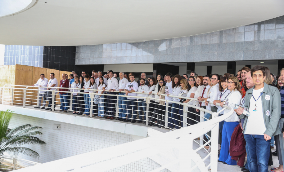 Dengue Governo do Estado em campanha para envolver a sociedade paranaense em um grande mutirão de prevenção e de combate à dengue no Paraná, nas secretarias e demais órgãos estaduais realizam dezenas de ações para conscientização e orientação sobre cuidados para prevenir a doença. 18/12/2019 - Foto: Geraldo Bubniak/AEN