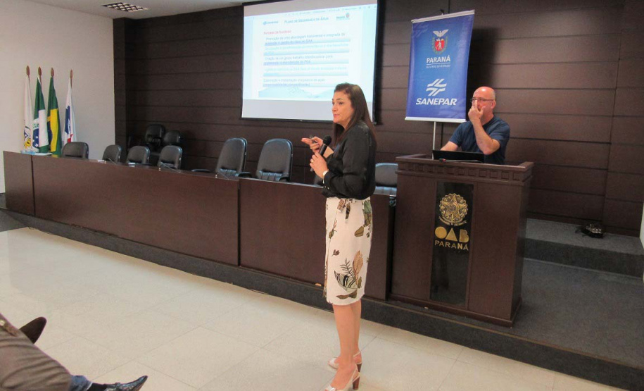 Plano de Segurança da Água foi tema de workshop em Cascavel. Foto: Sanepar