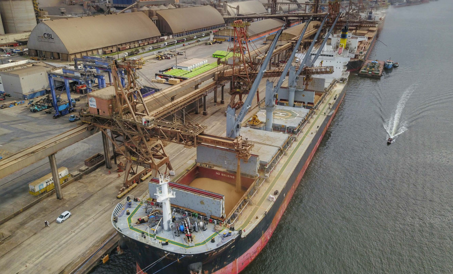 04/2019 - Porto de Paranaguá. Foto: José Fernando Ogura/ANPr