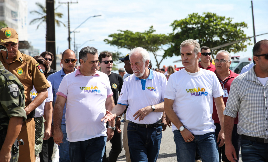 O vice governador Darci Piana participa neste sábado (21), do Lançamento do  Verão Maior 2019/2020. O evento acontece em Matinhos  e marca o início das ações dos órgãos estaduais no Litoral e nas praias de água doce nas Costas Oeste, Norte e Noroeste, durante toda a temporada até 1º de março.  Matinhos, 21/12/2019 -  Foto: Geraldo Bubniak/AEN