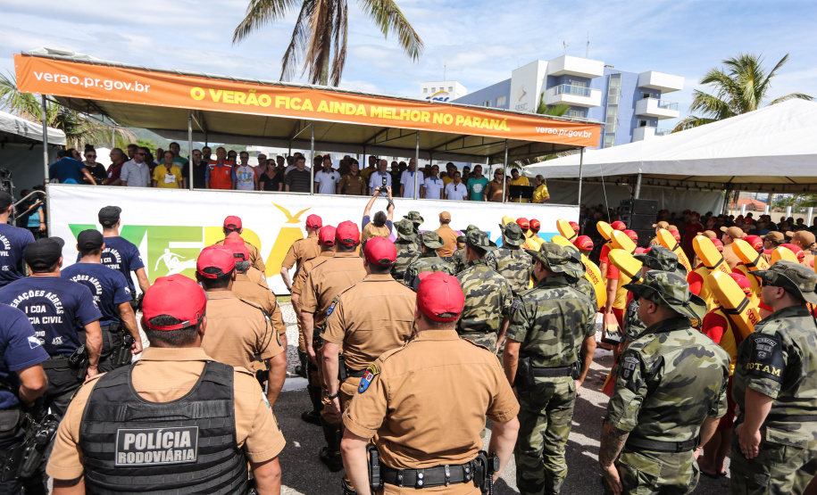 O vice governador Darci Piana participa neste sábado (21), do Lançamento do  Verão Maior 2019/2020. O evento acontece em Matinhos  e marca o início das ações dos órgãos estaduais no Litoral e nas praias de água doce nas Costas Oeste, Norte e Noroeste, durante toda a temporada até 1º de março.  Matinhos, 21/12/2019 -  Foto: Geraldo Bubniak/AEN
