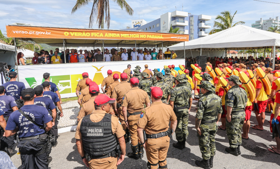 O vice governador Darci Piana participa neste sábado (21), do Lançamento do  Verão Maior 2019/2020. O evento acontece em Matinhos  e marca o início das ações dos órgãos estaduais no Litoral e nas praias de água doce nas Costas Oeste, Norte e Noroeste, durante toda a temporada até 1º de março.  Matinhos, 21/12/2019 -  Foto: Geraldo Bubniak/AEN
