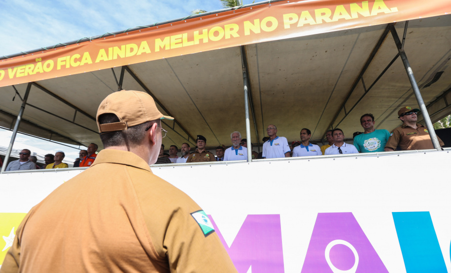 O vice governador Darci Piana participa neste sábado (21), do Lançamento do  Verão Maior 2019/2020. O evento acontece em Matinhos  e marca o início das ações dos órgãos estaduais no Litoral e nas praias de água doce nas Costas Oeste, Norte e Noroeste, durante toda a temporada até 1º de março.  Matinhos, 21/12/2019 -  Foto: Geraldo Bubniak/AEN
