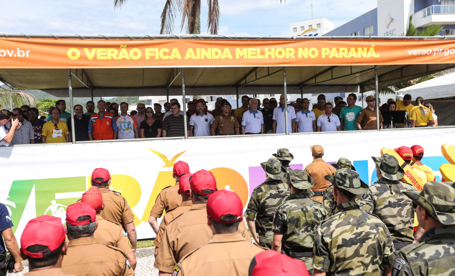 O vice governador Darci Piana participa neste sábado (21), do Lançamento do  Verão Maior 2019/2020. O evento acontece em Matinhos  e marca o início das ações dos órgãos estaduais no Litoral e nas praias de água doce nas Costas Oeste, Norte e Noroeste, durante toda a temporada até 1º de março.  Matinhos, 21/12/2019 -  Foto: Geraldo Bubniak/AEN
