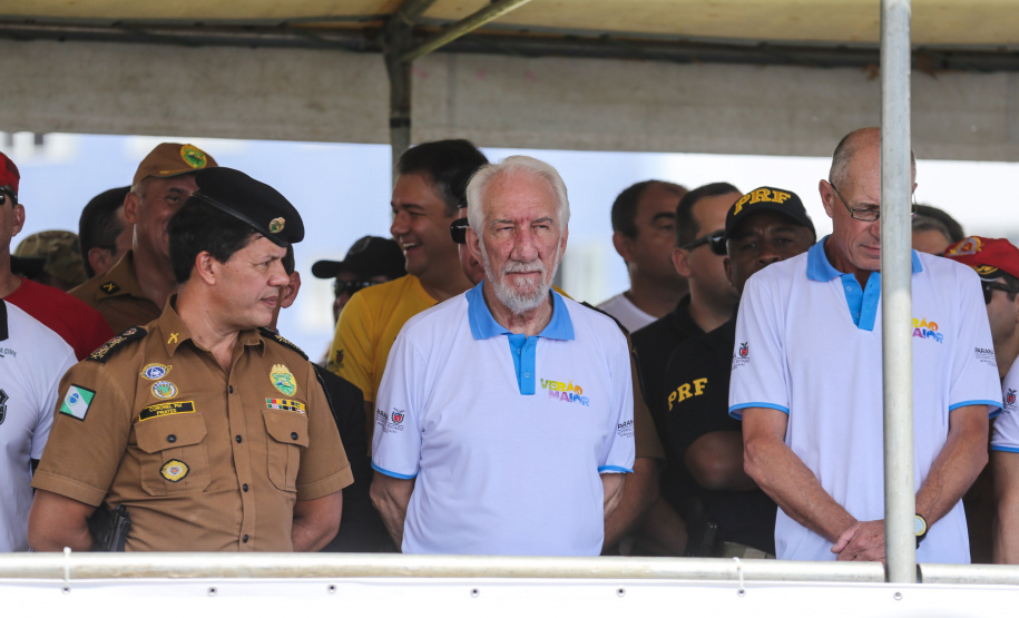 O vice governador Darci Piana participa neste sábado (21), do Lançamento do  Verão Maior 2019/2020. O evento acontece em Matinhos  e marca o início das ações dos órgãos estaduais no Litoral e nas praias de água doce nas Costas Oeste, Norte e Noroeste, durante toda a temporada até 1º de março.  Matinhos, 21/12/2019 -  Foto: Geraldo Bubniak/AEN