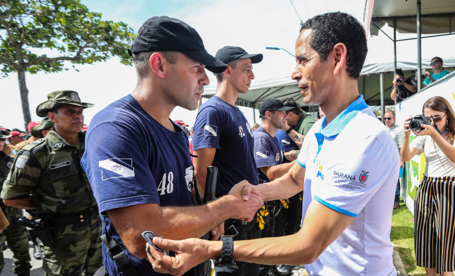O vice governador Darci Piana participa neste sábado (21), do Lançamento do  Verão Maior 2019/2020. O evento acontece em Matinhos  e marca o início das ações dos órgãos estaduais no Litoral e nas praias de água doce nas Costas Oeste, Norte e Noroeste, durante toda a temporada até 1º de março.  Matinhos, 21/12/2019 -  Foto: Geraldo Bubniak/AEN