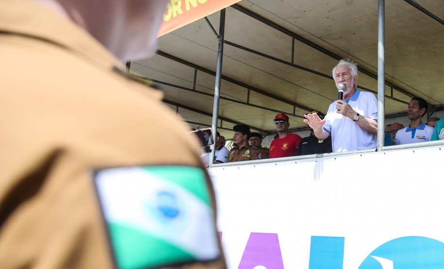 O vice governador Darci Piana participa neste sábado (21), do Lançamento do  Verão Maior 2019/2020. O evento acontece em Matinhos  e marca o início das ações dos órgãos estaduais no Litoral e nas praias de água doce nas Costas Oeste, Norte e Noroeste, durante toda a temporada até 1º de março.  Matinhos, 21/12/2019 -  Foto: Geraldo Bubniak/AEN