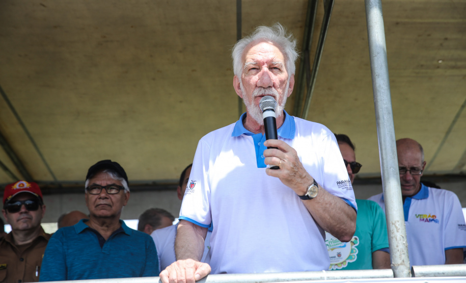 O vice governador Darci Piana participa neste sábado (21), do Lançamento do  Verão Maior 2019/2020. O evento acontece em Matinhos  e marca o início das ações dos órgãos estaduais no Litoral e nas praias de água doce nas Costas Oeste, Norte e Noroeste, durante toda a temporada até 1º de março.  Matinhos, 21/12/2019 -  Foto: Geraldo Bubniak/AEN