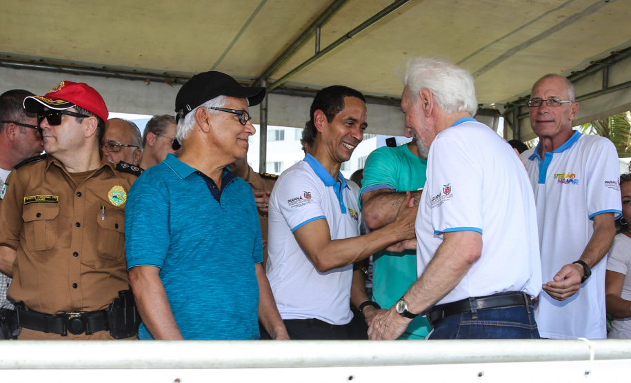 O vice governador Darci Piana participa neste sábado (21), do Lançamento do  Verão Maior 2019/2020. O evento acontece em Matinhos  e marca o início das ações dos órgãos estaduais no Litoral e nas praias de água doce nas Costas Oeste, Norte e Noroeste, durante toda a temporada até 1º de março.  Matinhos, 21/12/2019 -  Foto: Geraldo Bubniak/AEN