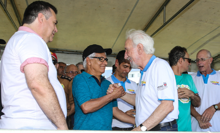 O vice governador Darci Piana participa neste sábado (21), do Lançamento do  Verão Maior 2019/2020. O evento acontece em Matinhos  e marca o início das ações dos órgãos estaduais no Litoral e nas praias de água doce nas Costas Oeste, Norte e Noroeste, durante toda a temporada até 1º de março.  Matinhos, 21/12/2019 -  Foto: Geraldo Bubniak/AEN