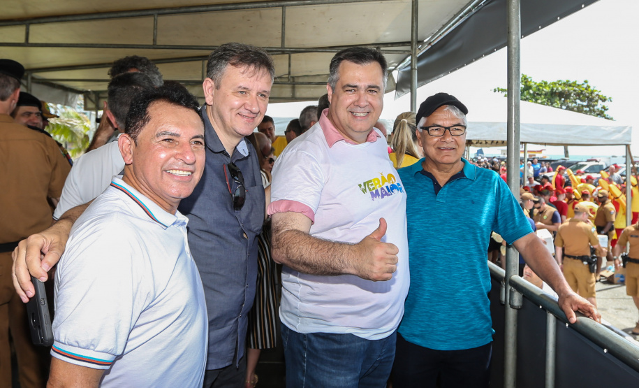 O vice governador Darci Piana participa neste sábado (21), do Lançamento do  Verão Maior 2019/2020. O evento acontece em Matinhos  e marca o início das ações dos órgãos estaduais no Litoral e nas praias de água doce nas Costas Oeste, Norte e Noroeste, durante toda a temporada até 1º de março.  Matinhos, 21/12/2019 -  Foto: Geraldo Bubniak/AEN