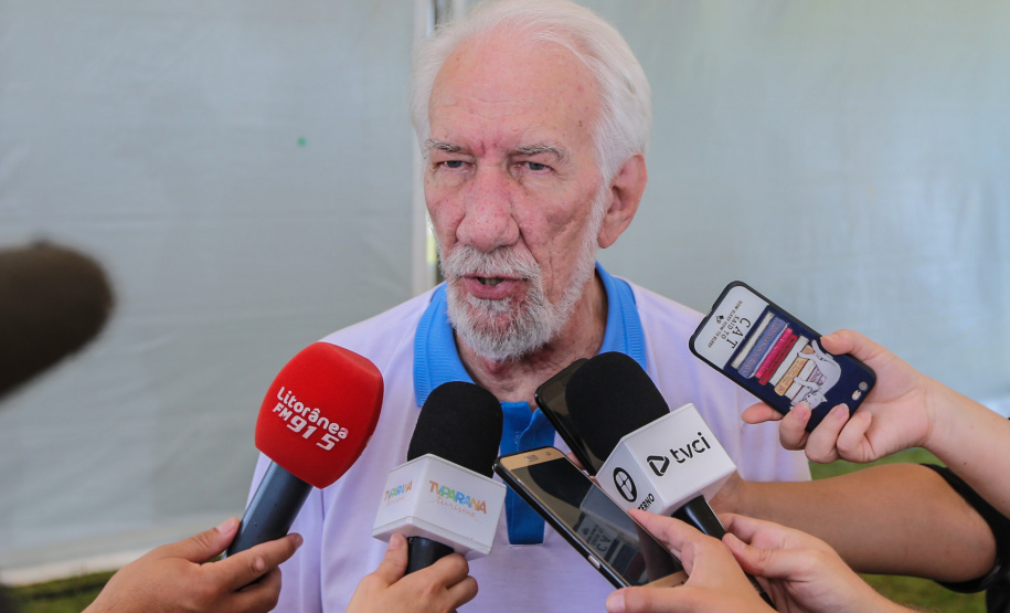 O vice governador Darci Piana participa neste sábado (21), do Lançamento do  Verão Maior 2019/2020. O evento acontece em Matinhos  e marca o início das ações dos órgãos estaduais no Litoral e nas praias de água doce nas Costas Oeste, Norte e Noroeste, durante toda a temporada até 1º de março.  Matinhos, 21/12/2019 -  Foto: Geraldo Bubniak/AEN