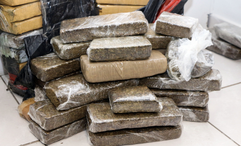Polícias apreendem 107 toneladas de drogas de janeiro a setembro.