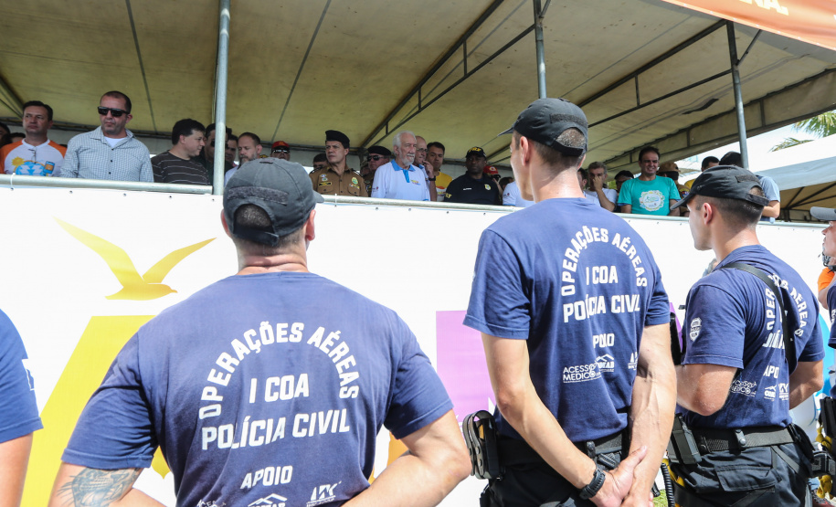 O vice governador Darci Piana participa neste sábado (21), do Lançamento do  Verão Maior 2019/2020. O evento acontece em Matinhos  e marca o início das ações dos órgãos estaduais no Litoral e nas praias de água doce nas Costas Oeste, Norte e Noroeste, durante toda a temporada até 1º de março.  Matinhos, 21/12/2019 -  Foto: Geraldo Bubniak/AEN