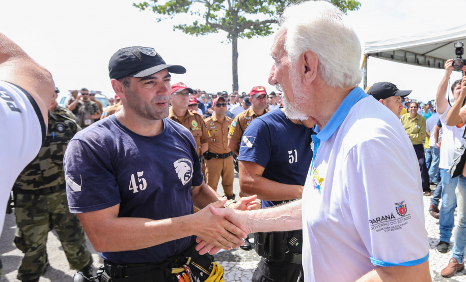 O vice governador Darci Piana participa neste sábado (21), do Lançamento do  Verão Maior 2019/2020. O evento acontece em Matinhos  e marca o início das ações dos órgãos estaduais no Litoral e nas praias de água doce nas Costas Oeste, Norte e Noroeste, durante toda a temporada até 1º de março.  Matinhos, 21/12/2019 -  Foto: Geraldo Bubniak/AEN