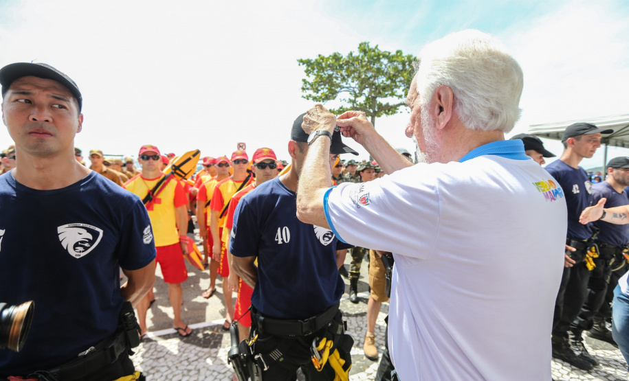 O vice governador Darci Piana participa neste sábado (21), do Lançamento do  Verão Maior 2019/2020. O evento acontece em Matinhos  e marca o início das ações dos órgãos estaduais no Litoral e nas praias de água doce nas Costas Oeste, Norte e Noroeste, durante toda a temporada até 1º de março.  Matinhos, 21/12/2019 -  Foto: Geraldo Bubniak/AEN