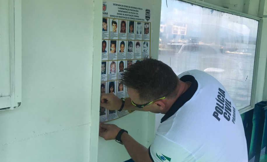 Polícia Civil faz ações de proteção a crianças no Litoral. Foto: PCPR