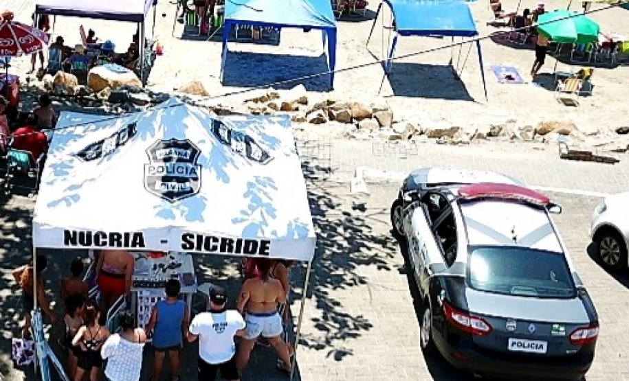 Polícia Civil faz ações de proteção a crianças no Litoral. Foto: PCPR