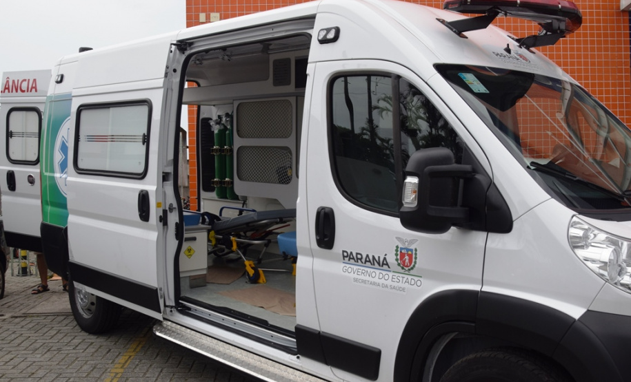 O Governo do Estado, por meio da Secretaria de Estado da Saúde, entregou nesta terça-feira (07) veículos, equipamentos e insumos que somam R$ 3,3 milhões ao Hospital Regional do Litoral (HRL), em Paranaguá. Foto: Américo Antonio/SESA