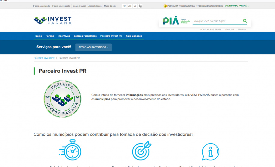 Paraná ganha nova ferramenta para atração de investimentos