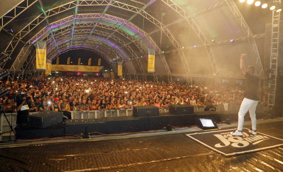 10/01/2020  Guaratuba, no Parque de Eventos, o cantor de funk Jerry Smith, que está entre os artistas mais tocados nas rádios do País no ano passado.Foto Gilson Abreu