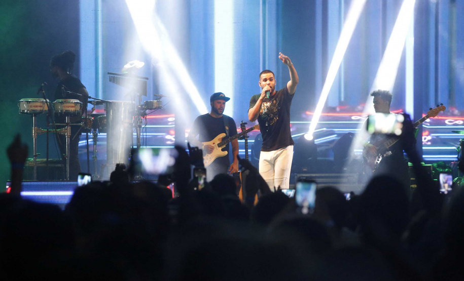 10/01/2020  Guaratuba, no Parque de Eventos, o cantor de funk Jerry Smith, que está entre os artistas mais tocados nas rádios do País no ano passado.Foto Gilson Abreu