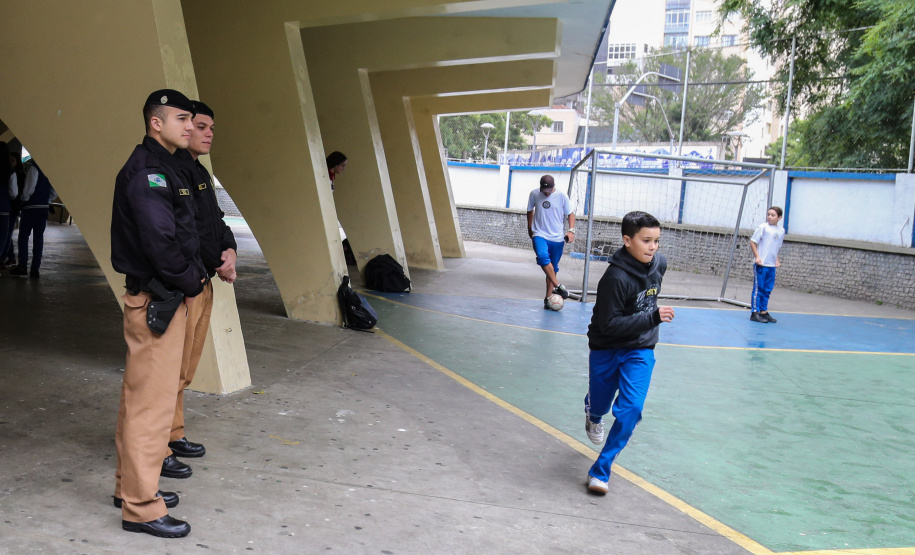 Projeto Escola Segura
Foto: Geraldo Bubniak/AEN