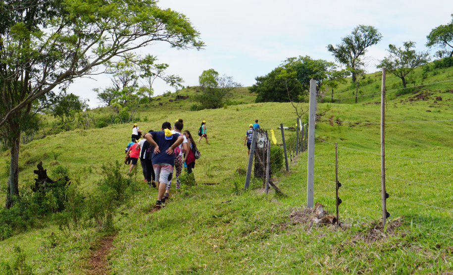 Trajetos em meio à natureza, passando por propriedades rurais e destinos que muitas vezes fogem do radar dos turistas dão o tom das Caminhadas Internacionais na Natureza, que já têm 160 circuitos confirmados neste ano no Paraná.  Foto: Emater/Campo Mourão