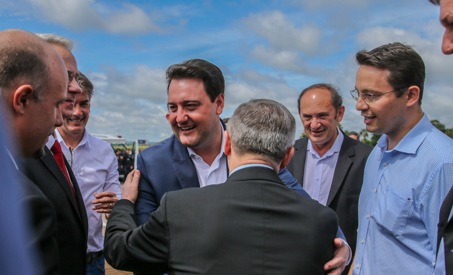 O Governador Carlos Massa Ratinho Junior lança nesta sexta-feira (17/01) o  projeto de transformação de subprodutos da agropecuária e da agroindústria em energias renováveis, no Biopark em Toledo. Serão implantadas uma usina de biometano (combustível veicular) e duas de geração de energia elétrica, a partir de dejetos suínos. Toledo, 17/01/2020 -  Foto: Geraldo Bubniak/AEN