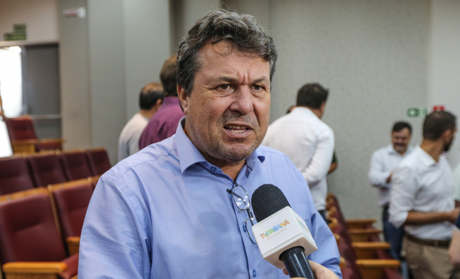 O Governador Carlos Massa Ratinho Junior lança nesta sexta-feira (17/01) o  projeto de transformação de subprodutos da agropecuária e da agroindústria em energias renováveis, no Biopark em Toledo. Serão implantadas uma usina de biometano (combustível veicular) e duas de geração de energia elétrica, a partir de dejetos suínos. Secretario Marcio Nunes.Toledo, 17/01/2020 -  Foto: Geraldo Bubniak/AEN