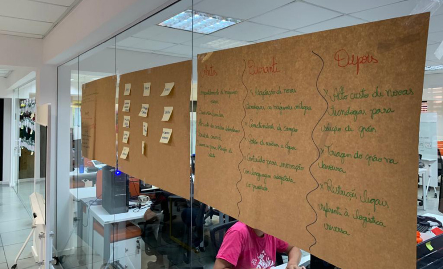 O BRDE Labs promove workshop sobre inovação no agronegócio, e dentro do escopo do Programa aconteceu na quarta-feira (15) o evento “Desafios de Inovação no Agronegócio”. Foram apresentados os principais desafios do agronegócio e as tendências do setor para os representantes das cooperativas participantes, como Cocamar, Copacol e Coopavel.  Foto: BRDE