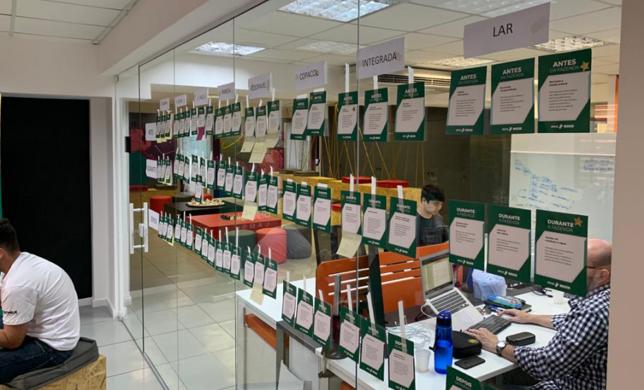 O BRDE Labs promove workshop sobre inovação no agronegócio, e dentro do escopo do Programa aconteceu na quarta-feira (15) o evento “Desafios de Inovação no Agronegócio”. Foram apresentados os principais desafios do agronegócio e as tendências do setor para os representantes das cooperativas participantes, como Cocamar, Copacol e Coopavel.  Foto: BRDE