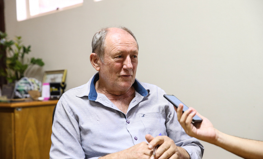 Entrevista com o Prefeito de Capanema, Americo Belle, no sudoeste do Paraná.  Capanema - 16/01/2020 - Foto: Geraldo Bubniak/AEN