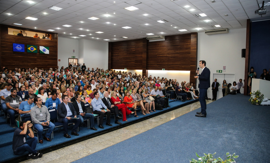 O secretário da Educação Renato Feder  no  Seminário Foco na Aprendizagem 2020  21/01/2020  -  Foto: Geraldo Bubniak/AEN