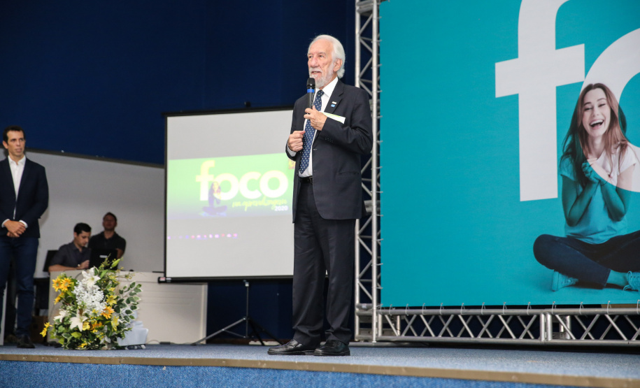 O vice-governador Darci Piana  discursa no Seminário Foco na Aprendizagem 2020  21/01/2020  -  Foto: Geraldo Bubniak/AEN