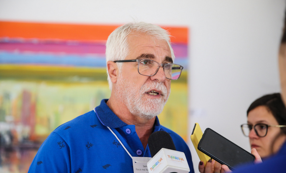 Vladimir Matioli Arcarde, diretor do Colégio Estadual Jandaia do Sul - Seminário Foco na Aprendizagem 2020  21/01/2020  -  Foto: Geraldo Bubniak/AEN