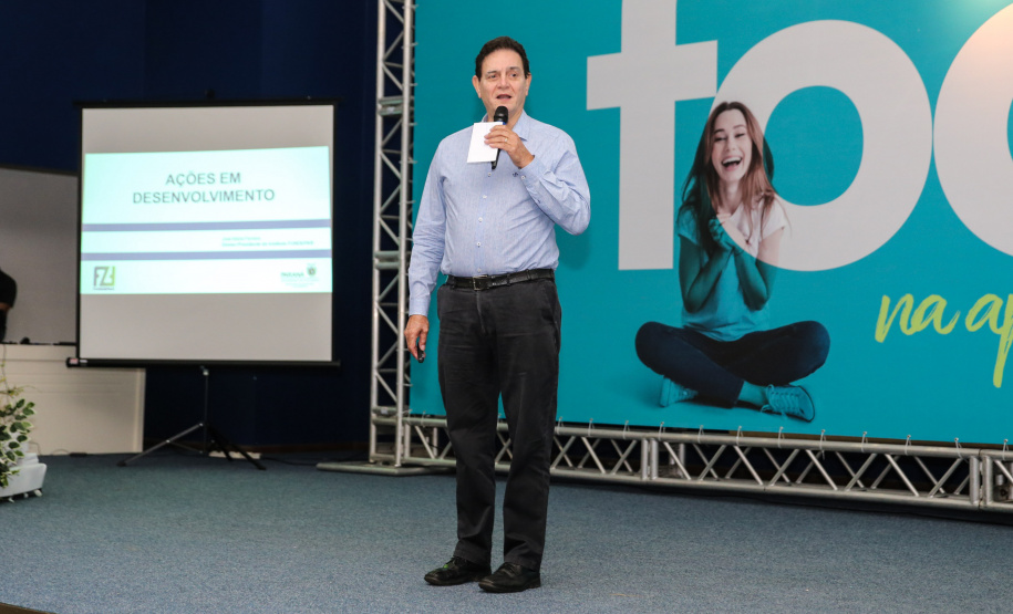 Diretor-Presidente da Fundepar,   José Maria Ferreira  no Seminário Foco na Aprendizagem 2020  21/01/2020  -  Foto: Geraldo Bubniak/AEN