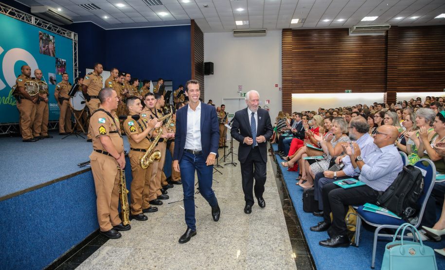 O vice governador Darci Piana  e o secretário da Educação Renato Feder  no  Seminário Foco na Aprendizagem 2020  21/01/2020  -  Foto: Geraldo Bubniak/AEN