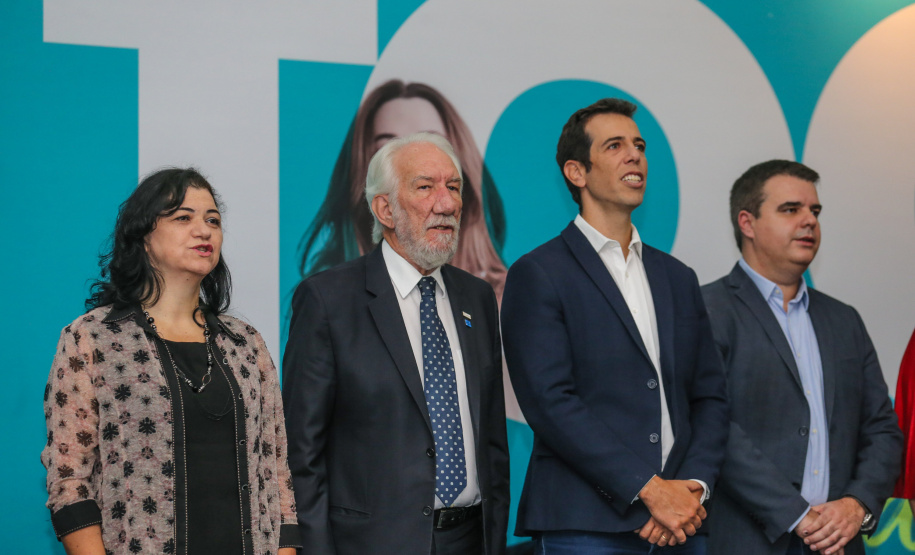 O vice governador Darci Piana  e o secretário da Educação Renato Feder  no  Seminário Foco na Aprendizagem 2020  21/01/2020  -  Foto: Geraldo Bubniak/AEN