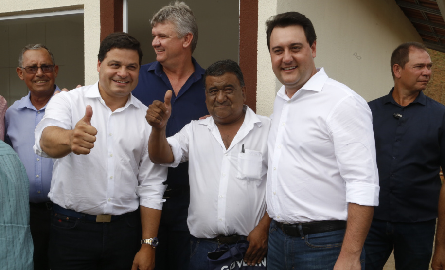 O governador Carlos Massa Ratinho Junior entrega 200 casas a famílias de Jaguariaíva.  Foto: Gilson Abreu/AEN