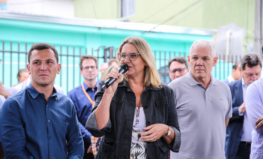 Inauguração da Horta Comunitária Moradias Marumbi do programa da Secretaria de Estado da Agricultura e do Abastecimento,  nesta quinta-feira (16), no bairro Uberaba, em Curitiba. A Superintendente de Meio Ambiente da Copel, Luisa Cristina Nastari.  22/01/2020  -  Foto: Geraldo Bubniak/AEN