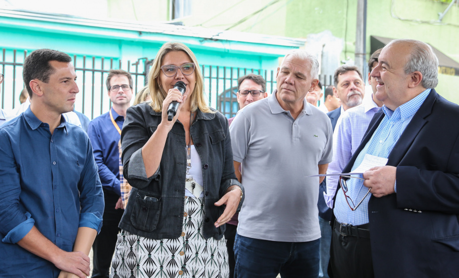 Inauguração da Horta Comunitária Moradias Marumbi do programa da Secretaria de Estado da Agricultura e do Abastecimento,  nesta quinta-feira (16), no bairro Uberaba, em Curitiba. A Superintendente de Meio Ambiente da Copel, Luisa Cristina Nastari.  22/01/2020  -  Foto: Geraldo Bubniak/AEN