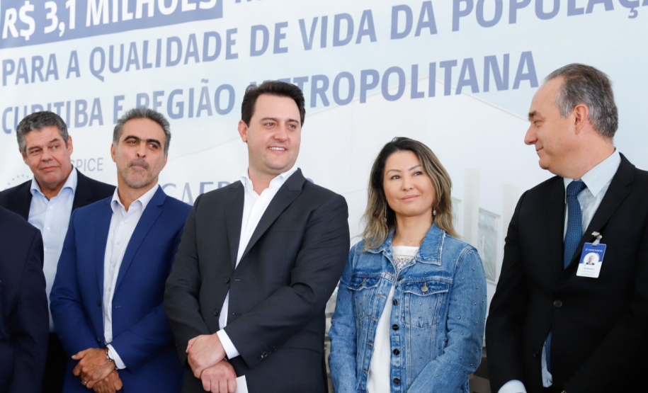 A primeira unidade de cuidados paliativos do Sul do Brasil com atendimento pelo Sistema Único de Saúde (SUS), o Hospice Erasto Gaertner, foi inaugurada nesta sexta-feira (24), em Curitiba, com a presença do governador Carlos Massa Ratinho Junior. Foto: Rodrigo Felix Leal