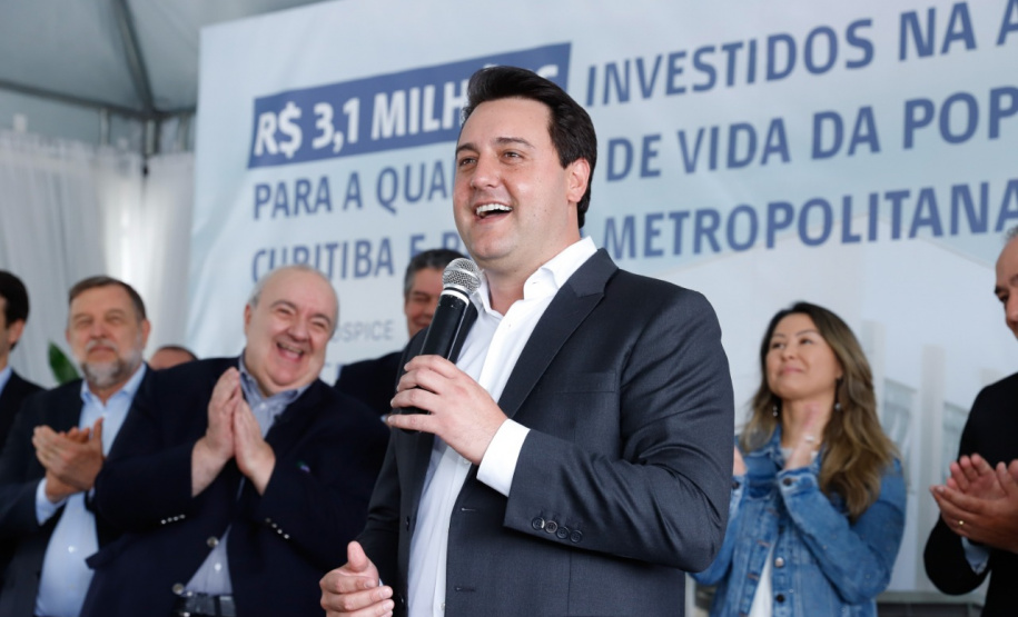 A primeira unidade de cuidados paliativos do Sul do Brasil com atendimento pelo Sistema Único de Saúde (SUS), o Hospice Erasto Gaertner, foi inaugurada nesta sexta-feira (24), em Curitiba, com a presença do governador Carlos Massa Ratinho Junior. Foto: Rodrigo Felix Leal