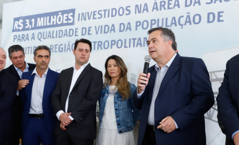 A primeira unidade de cuidados paliativos do Sul do Brasil com atendimento pelo Sistema Único de Saúde (SUS), o Hospice Erasto Gaertner, foi inaugurada nesta sexta-feira (24), em Curitiba, com a presença do governador Carlos Massa Ratinho Junior. Foto: Rodrigo Felix Leal