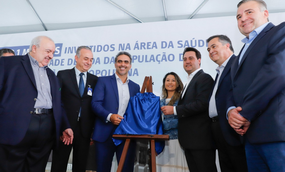A primeira unidade de cuidados paliativos do Sul do Brasil com atendimento pelo Sistema Único de Saúde (SUS), o Hospice Erasto Gaertner, foi inaugurada nesta sexta-feira (24), em Curitiba, com a presença do governador Carlos Massa Ratinho Junior. Foto: Rodrigo Felix Leal