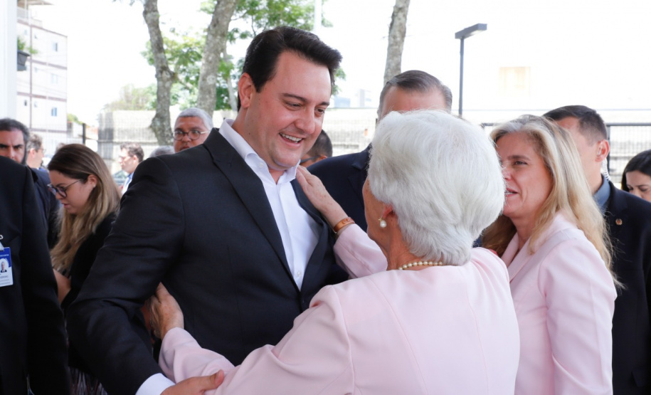 A primeira unidade de cuidados paliativos do Sul do Brasil com atendimento pelo Sistema Único de Saúde (SUS), o Hospice Erasto Gaertner, foi inaugurada nesta sexta-feira (24), em Curitiba, com a presença do governador Carlos Massa Ratinho Junior. Foto: Rodrigo Felix Leal