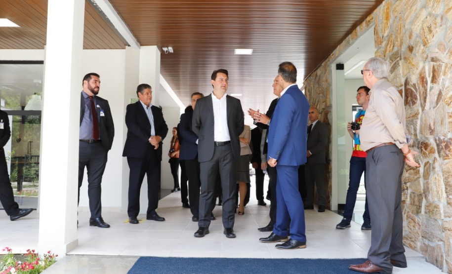A primeira unidade de cuidados paliativos do Sul do Brasil com atendimento pelo Sistema Único de Saúde (SUS), o Hospice Erasto Gaertner, foi inaugurada nesta sexta-feira (24), em Curitiba, com a presença do governador Carlos Massa Ratinho Junior. Foto: Rodrigo Felix Leal